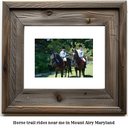 horse trail rides near me in Mount Airy, Maryland